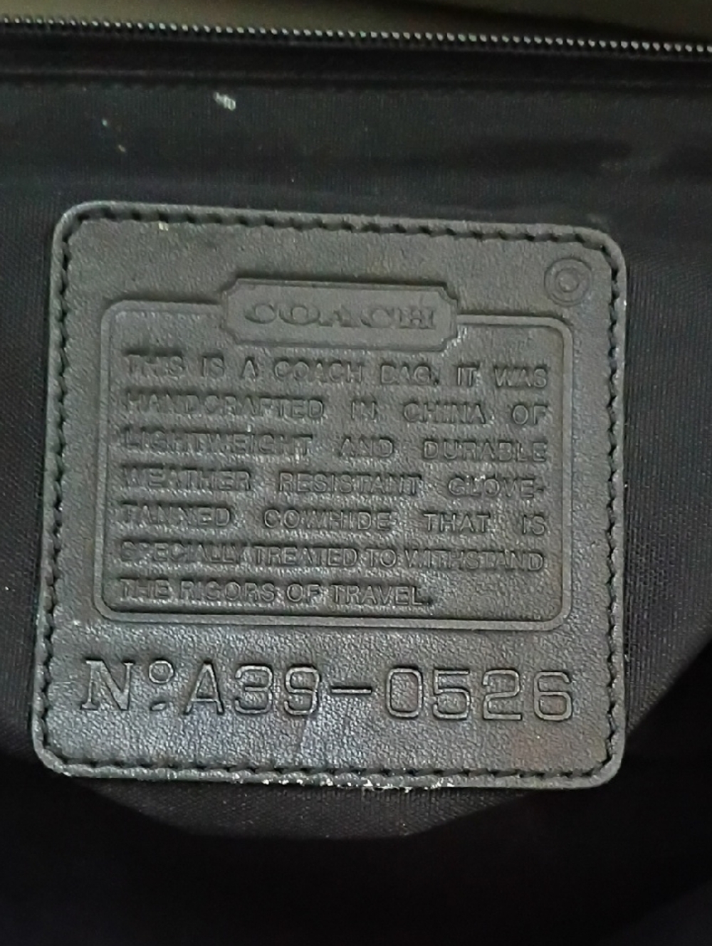 Vintage 1999 COACH Toiletry Bag - Picture 10 of 12